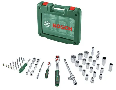 Produktbild von Handwerkzeuge 1/4"- + 1/2"-Ratschen-Set 60-teilig