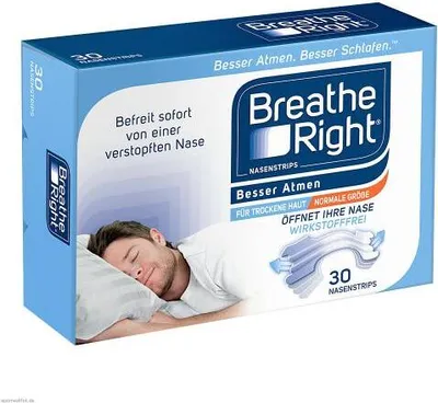 Obrázek produktu pro Better Breathe Breathe Right nosní náplast normální transp. 30 ks