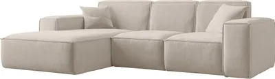 Produktbild von Kaiser Möbel Ecksofa L-Form Siena Stoff Maloy Beige Links