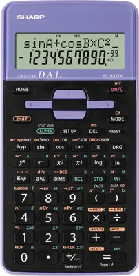 Produktbild von Sharp EL-531 TH VL Schulrechner violett