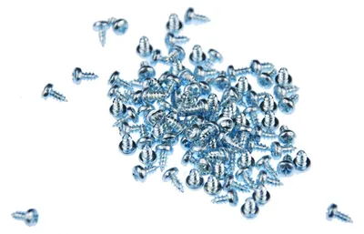 Produktbild von 100x Mini Schrauben Schmuckschrauben 2 2x4 5mm (4 5mm lang) Kreuzschlitz