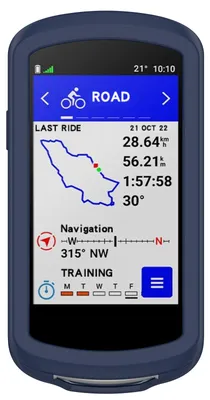Produktbild von Schützende Hülle kompatibel mit Garmin Edge 1040, Edge 1040 Solar – Blau