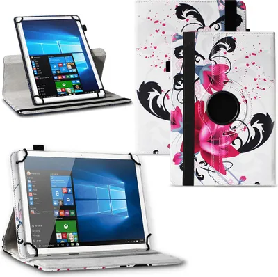 Produktbild von Universal Tablet Hülle 10 - 10.1 - 11 Zoll Tasche Schutzhülle 360° Drehbar CaseFarben:Motiv 7