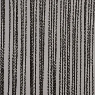 Produktbild von Orchidea Fliegengitter Türvorhang 140x240cm Schwarz/Transparent PVC Langlebig Kürzbar