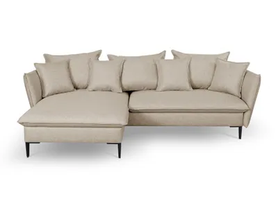 Produktbild von Ecksofa aus beigem Stoff LAZARE PASCAL MORABITO - Ecksofa links