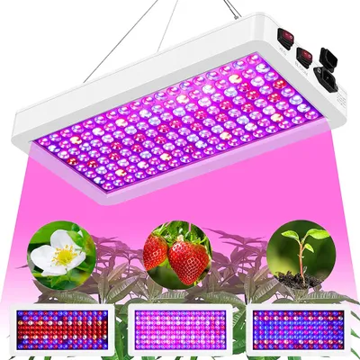 Produktbild von LED Pflanzenlampe Vollspektrum, 100W Led Grow Lampe 3 Modi, Pflanzenlicht Blumenlampe Wachstumslampe für Zimmerpflanzen Gewächshaus,Weiß