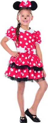 Produktbild von Kinderkostüm Maus Mausemädchen Kleid + Ohren Gr. 104