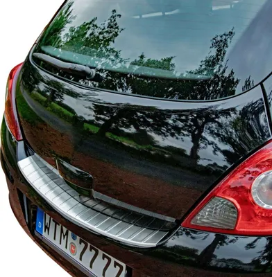 Zdjęcie produktu dla Matowa osłona zderzaka ze stali nierdzewnej dla OPEL CORSA D | 2006-2014 | z fazowaniem