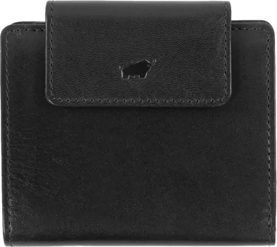 Produktbild von Braun Büffel Leder Geldbörse Arezzo RFID Wallet 4CS Black schwarz