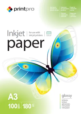 Produktbild von ColorWay Fotopapier PrintPro glänzend 180g/m², A3, 100 Blatt