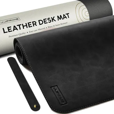 Produktbild von Schreibtischunterlage Mauspad XXL - Kunstleder - 900 x 400 mm - Schwarz