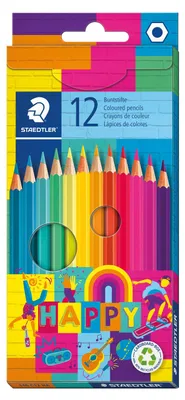 Produktbild von Staedtler Buntstift Happy 12ST 100% PEFC