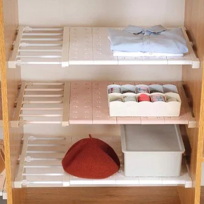Produktbild von Famanu Regaltrenner Verstellbar - Organizer für Küche, Bad und Schlafzimmer