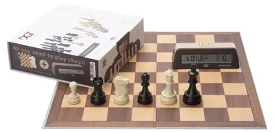 Image de DGT Set de départ d'échecs brun