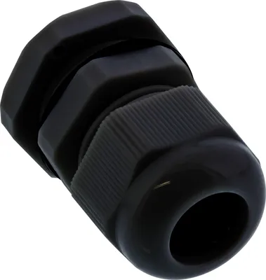 Obrázok produktu pre InLine® Káblové vývodky PG 7 Nylon IP68 3,5-6 mm, čierne, 10 kusov