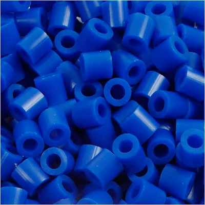 Produktbild von Nabbi-Perlen zum Aufbügeln, Größe 5 x 5 mm, Lochgröße 2,5 mm, mittel, dunkelblau (32232), 1100 Stück, 1 Box