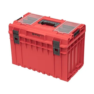 Produktbild von Qbrick System ONE 450 2.0 PROFI RED ULTRA HD Custom Werkzeugkoffer modularer Organizer 585 x 385 x 420 mm 52 l stapelbar IP66
