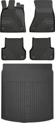 Obrázek produktu pro SET 77 gumové rohože a rohož AUDI A6 C7 SEDAN 2011-2018