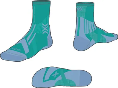Immagine prodotto di Calzini X-socks Trail Run Perform Crew Multicolore EU 39-41 Uomo Multicolore EU 39-41