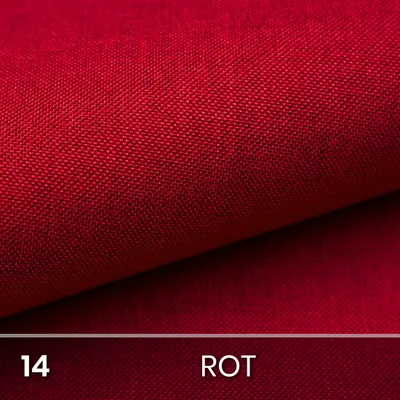 Produktbild von Teker Torino Polsterstoff Möbelstoff Meterware - Rot