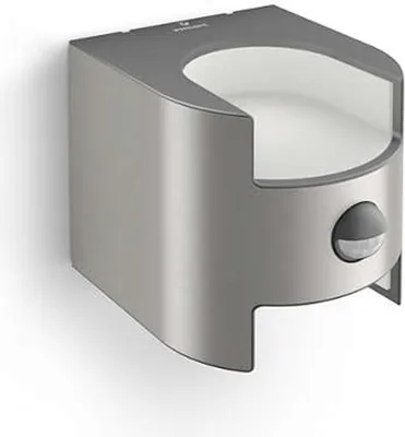Produktbild von Philips myGarden Wandleuchte, Wandbeleuchtung für den Außenbereich, Edelstahl, Weiß, Edelstahl, IP44, II, Oberfläche