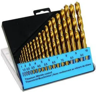 Produktbild von C.K HSS Metall-Spiralbohrer-Set 19teilig T3291 TiN DIN 338 Zylinderschaft 1 Set (T3291)