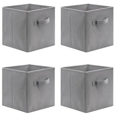 Imagen del producto de Caja de almacenamiento plegable, 26 x 26 x 28 cm, cubo de almacenamiento, para juguetes