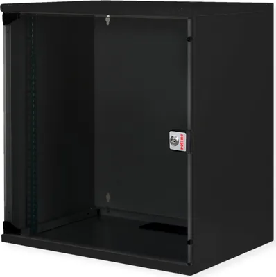 Produktbild von ROLINE 19-Zoll Wandgehäuse Basic 12 HE, 540x400 BxT Bausatz schwarz