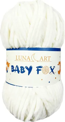 Zdjęcie produktu dla Włóczka Luna Art Baby Fox 100-71 / złamana biel