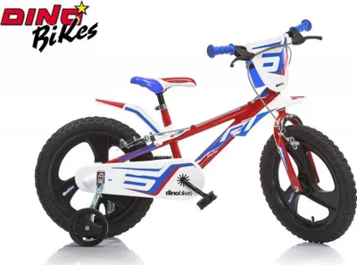 Image de DINO BIKES Vélo enfant 816L-06 rouge,bleu,blanc 16"