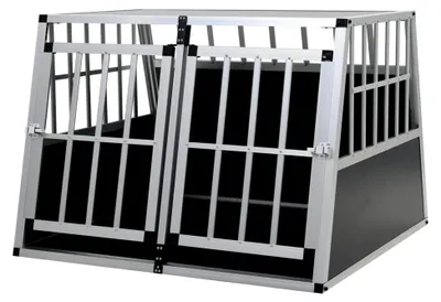Produktbild von Hundetransportbox mit Doppeltür 94 x 88 x 69 cm