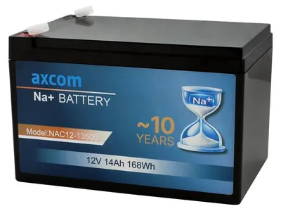 Produktbild von Axcom Natrium Ionen Akku 12V 13,5Ah mit 4,7mm Steckkontakten