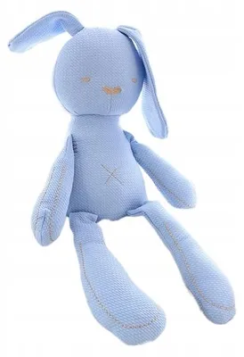 Produktbild von Granda Hase Plüschtier Kuscheltier blau 35 cm