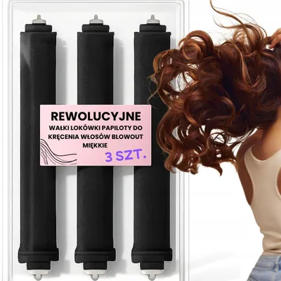 Produktbild von Weiche Lockenwickler Set 3 Stück für sanfte Wellen