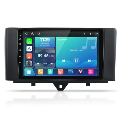 Produktbild von Hexinex 9" Linux System Autoradio Carplay Für Mercedes Smart Fortwo 451 2010-2015 WIFI Bluetooth SWC FM RDS DSP 2DIN USB