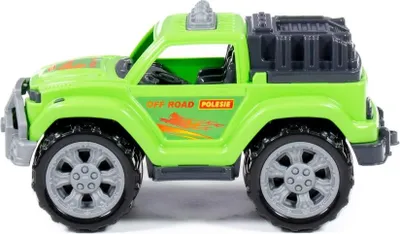 Immagine prodotto di Jeep auto legionaria verde in griglia Wader Polesie