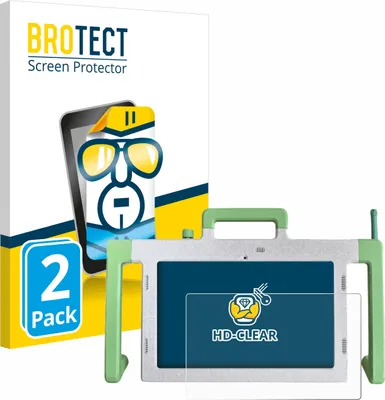 Produktbild von 2x Für Telemarie Tablet 10.1" Schutzfolie BROTECT Displayschutz Display Schutz Folie Klar Transparent