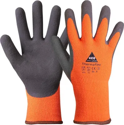Productafbeelding van Hase ThermoFlex winterhandschoenen | oranje/grijs