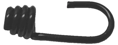 Produktbild von 30 x Spiralhaken schwarz für 6 mm Expanderseil
