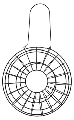 Produktbild von Kerbl Hobbyfarming Meisenknödelring, Metall, 24x8x24 cm