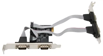 Obrázek produktu pro Rozšiřující karta PCIe s rozhraním PCI Express x1 pro připojení 4 sériových portů RS232 – univerzální adaptér