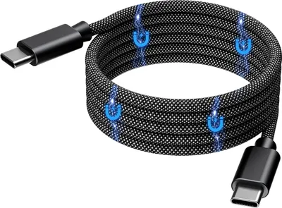 Zdjęcie produktu dla Choetech XCC-1052 USB-C to USB-C magnetic cable, PD 240W 1.2m (black)