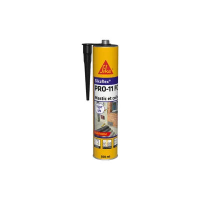Image de Mastic colle SIKA Sikaflex PRO 11 FC Purform - Noir - 300ml - SIKA - 659664