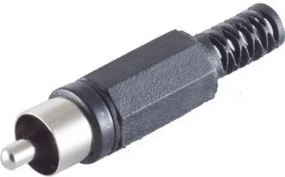 Produktbild von Cinchstecker, schwarz