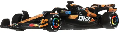 Produktbild von Hot Wheels Formel 1 Premium Die-Cast-Sammelspielzeug-Rennauto im Maßstab 1:64 (Stile können abweichen.), Rennauto, 14 Jahr(e), Stoff, Kunststoff, Schwarz, Orange