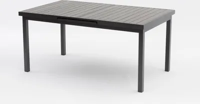 Produktbild von Destiny Esstisch IMOLA 165/215x75cm ausziehbar, Polywood-Tischplatte, anthrazit