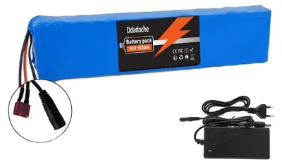 Produktbild von Lithium-Batteriepack, 100Ah Kapazität, BMS enthalten, T-DC-Ladegerät