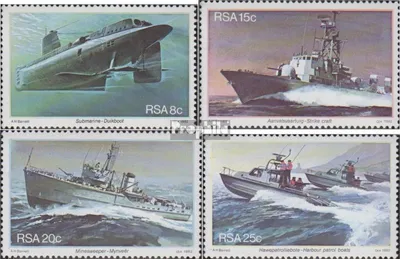 Produktbild von Briefmarken Südafrika 1982 Mi 597-600 (kompl.Ausg.) postfrisch Marinebasis Simonstown