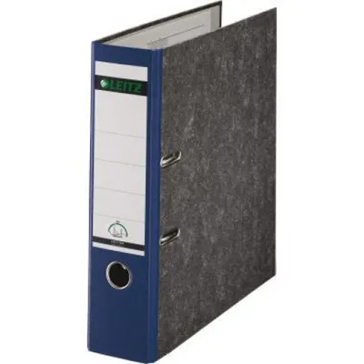 Produktbild von Leitz Plastic Lever Arch File A4 80mm 180°, A4, Karton, Blau, 600 Blätter, 8 cm, 81 mm