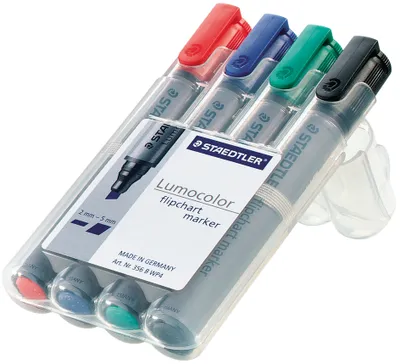 Produktbild von STAEDTLER Flipchartmarker Lumocolor 4St Box